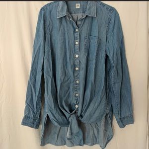 Gap Maternity Chambray Top